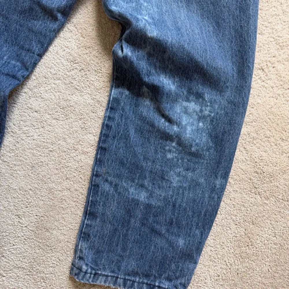 Marithe Francois Girbaud Baggy Wide Leg Denim Jean Medium Wash Distressed Sz 36S
